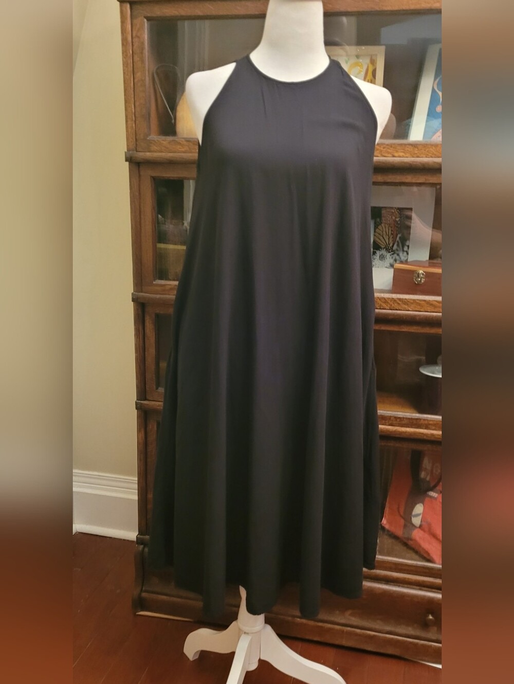🥳2/$35🥳 American Apparel Black Halter A-Line Dress